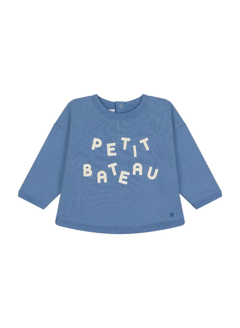 Petit Bateau Babies' fleece sweatshirt