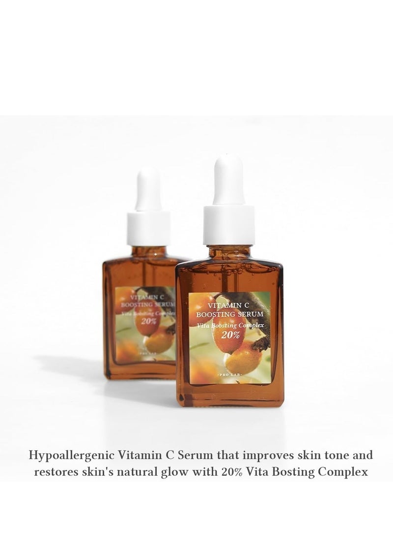 Generic - Vitamin C Boosting Serum for Face, Anti Aging and Skin Brightening Serum, 20% Vita Boosting Complex, 8 dIfferenct Hyaluronic Acid, Facial Serum for Dark Spots, Fine Lines, Uneven Skin Tone 30ml - Image 1