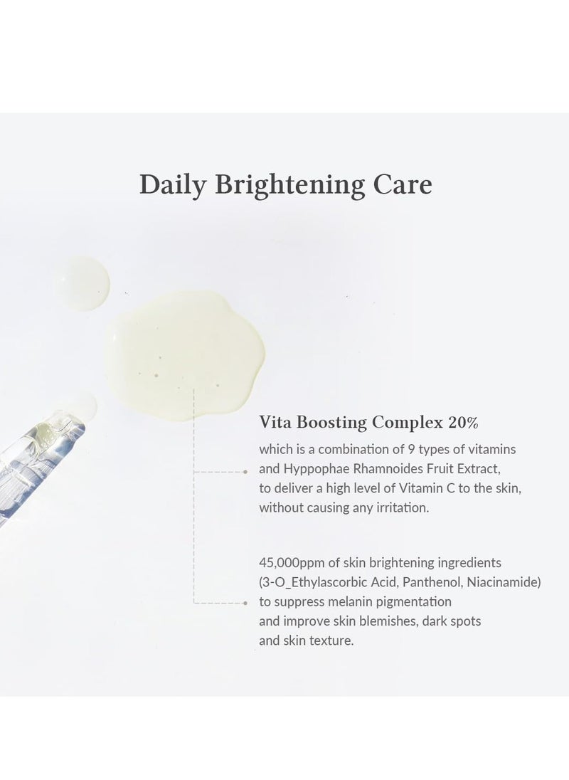 Generic - Vitamin C Boosting Serum for Face, Anti Aging and Skin Brightening Serum, 20% Vita Boosting Complex, 8 dIfferenct Hyaluronic Acid, Facial Serum for Dark Spots, Fine Lines, Uneven Skin Tone 30ml - Image 1