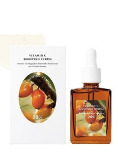 Vitamin C Boosting Serum for Face, Anti Aging and Skin Brightening Serum, 20% Vita Boosting Complex, 8 dIfferenct Hyaluronic Acid, Facial Serum for Dark Spots, Fine Lines, Uneven Skin Tone 30ml