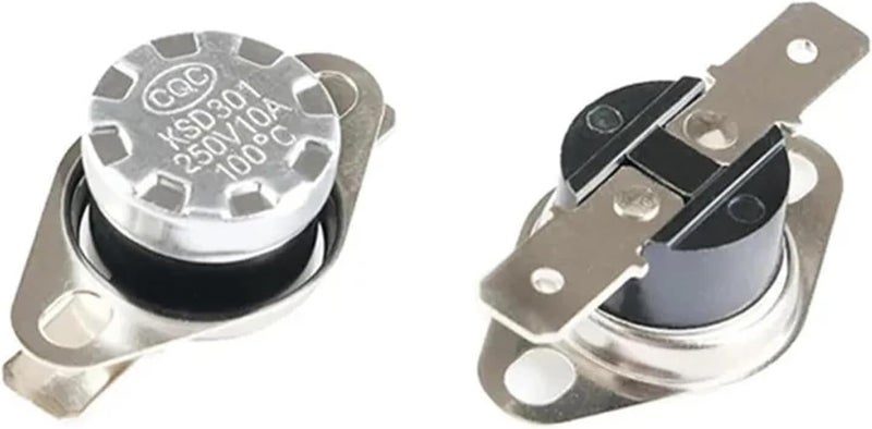Bimetal Thermostat KSD301 0C~350C Temperature Switch Thermal Control 85C 95C 105C 125C 135C 145C 180C 250C 300C 350C Degree(80 Degree,Normal Close(NC)) - Image 2