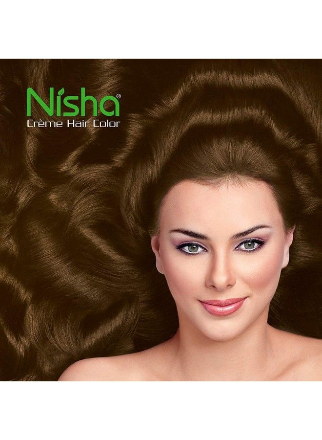 Nisha Crème Hair Color 5 Light Brown 60Ml + 60Gm (Pack Of 2) … - Image 5