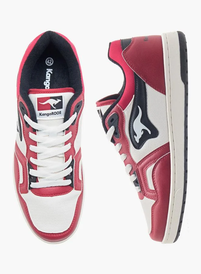 Kangaroos Women'S Panelled Lace-Up Sneakers