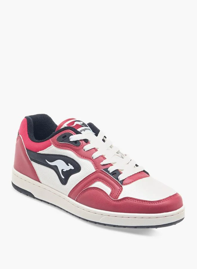 Kangaroos Women'S Panelled Lace-Up Sneakers