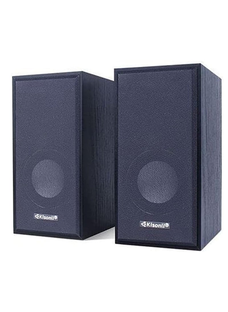 Kisonli Multimedia 2.0 Channel Mini USB Computer and Mobile Speaker T-002A - Image 1