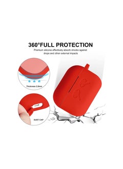 Silicone Airpods Pro Case Protective Cover - Red - pzsku/Z226BCCFBA22D217A25FCZ/45/_/1693071081/4fe71420-d656-485c-8684-7756ade81a83