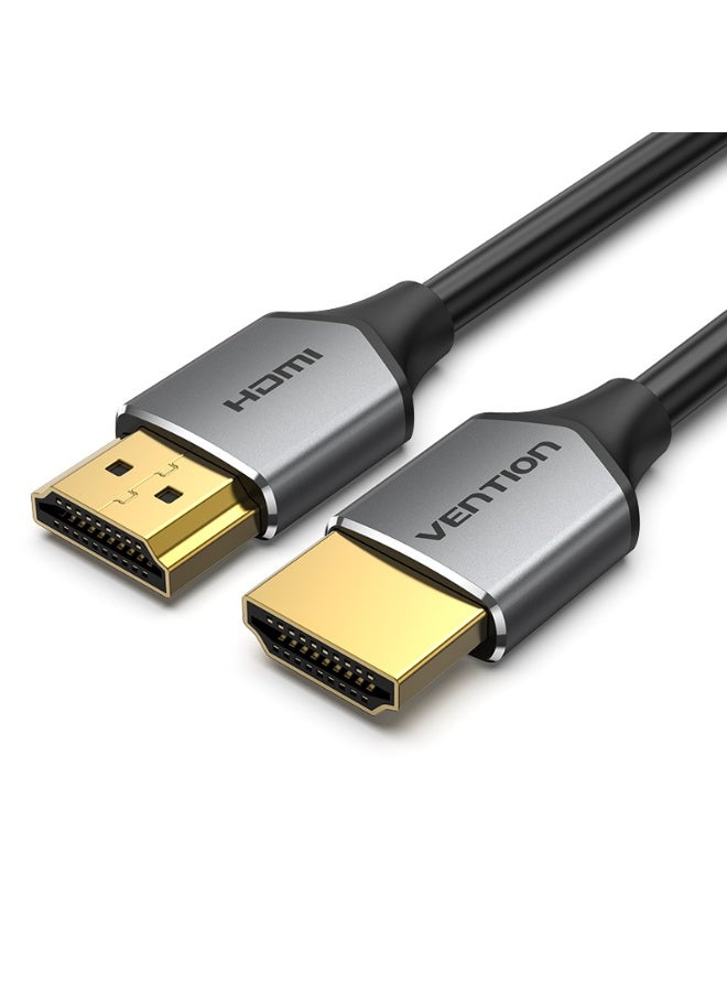 VENTION Ultra Thin HDMI Male to Male HD Cable Gray Aluminum Alloy Type Model - Image 1