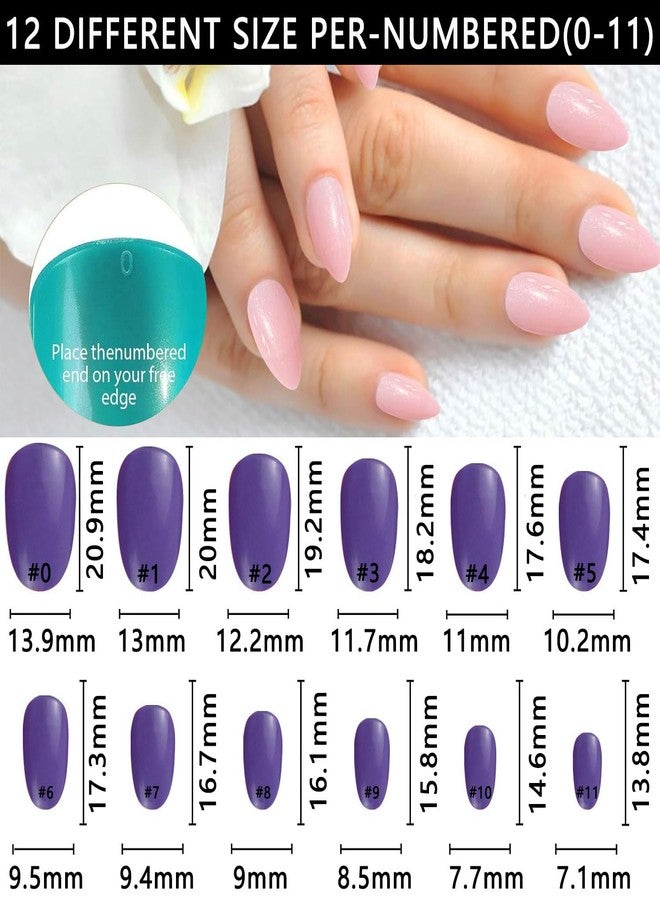 Massmot 24 Color Press On Nails Sets, 576Pcs Glossy Colored Straight Fake Nails, Full Cover Artificial Fingernails Acrylic Tips Manicure Design Decor for Women Girls DIY Nail (Short Round Shape) - Image 4