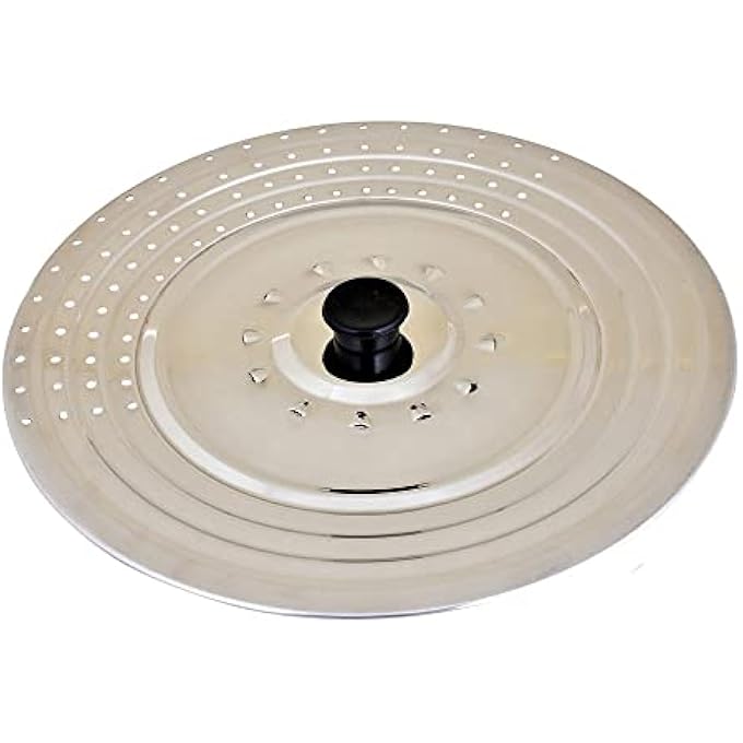 Kosma Set Of 2 Piece Stainless Steel Universal Lid Cover With Perforated Steam Outlet  21  275 Cm - Image 2