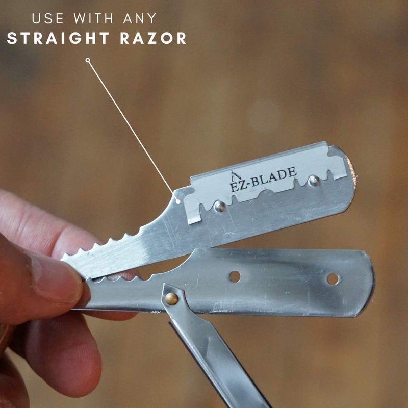 EZ BLADE Double Edge Razor Blades. 100 Count For Straight Razor Or Safety Razor - Image 5