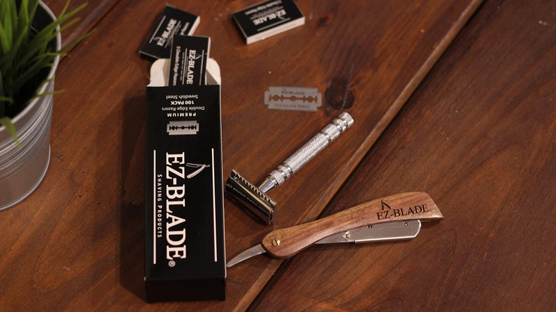 EZ BLADE Double Edge Razor Blades. 100 Count For Straight Razor Or Safety Razor - Image 3