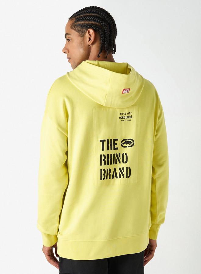 Ecko Unltd. Ecko Logo Print Hoodie with Kangaroo Pocket - Image 3