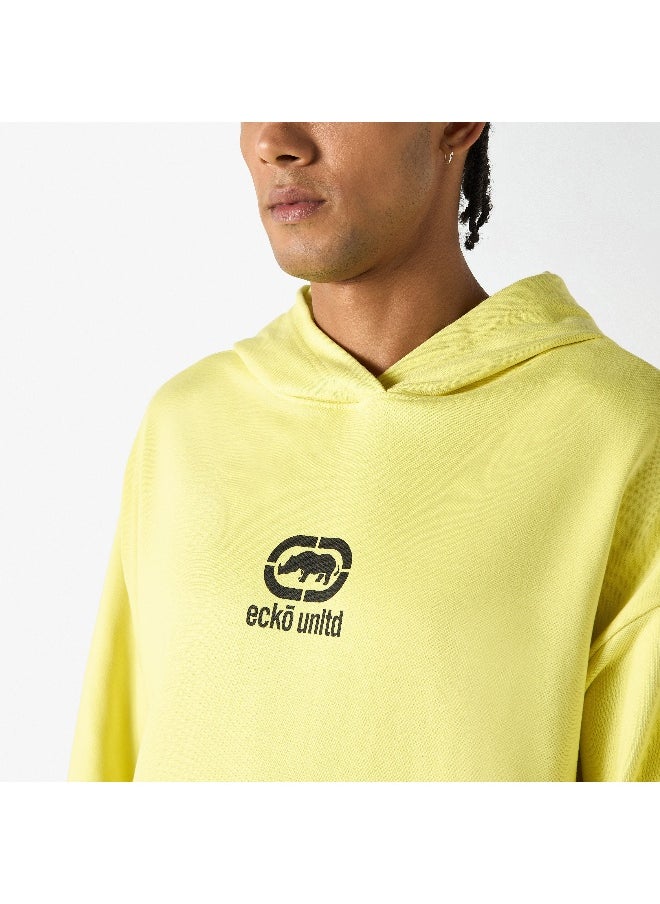 Ecko Unltd. - Ecko Logo Print Hoodie with Kangaroo Pocket - Image 1