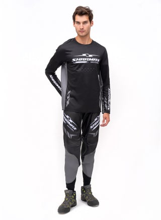 SHARMAX Jersey Set, Long Sleeve Performance Top and Pants, Sports and Casual Wear (Black/Gray) - pzsku/Z226C14788414BEA5197CZ/45/1758024335/1688f898-1326-4623-9687-53ea05e80147