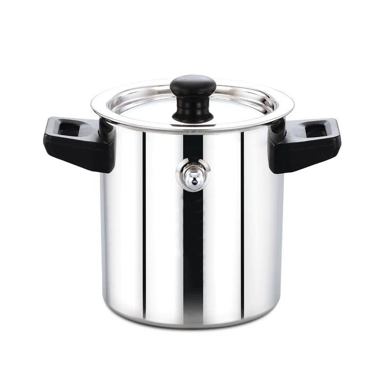 FORTUNA KITCHENWARE Fortuna Kitchenware 5-Star 1.5 litres Stainless Steel Milk Boiler | Milk Cooker with Whistle | Milk Pot with Lid | Stainless Steel, Induction Bottom (1.5 litres)  - Image 1