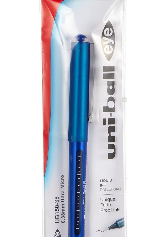 Uniball قلم يوني بال يوني بال آي ألترا ميكرو .38 أزرق - Image 2