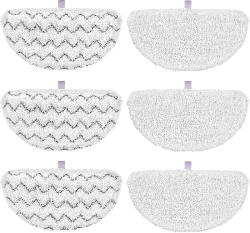 iSingo 1940 Bissell Steam Mop Pads for Bissell PowerFresh Steam Mop 1806 1544 1440 2075A 2685A 1940W,19404 Series, Replacement Part #5938#203-2633, 6 Pack - Image 1