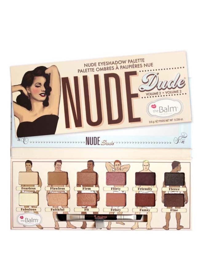 theBalm Cosmetics Nude Dude Eyeshadow Palette Brown Pink Black