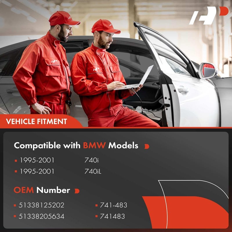 A-Premium Power Window Regulator with Motor for BMW E38 740i 740iL 750iL 1995-2001 Front Right Passenger Side - Image 2