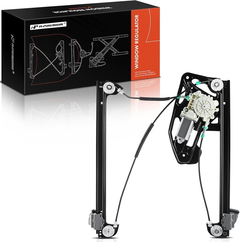 A-Premium Power Window Regulator with Motor for BMW E38 740i 740iL 750iL 1995-2001 Front Right Passenger Side - Image 1