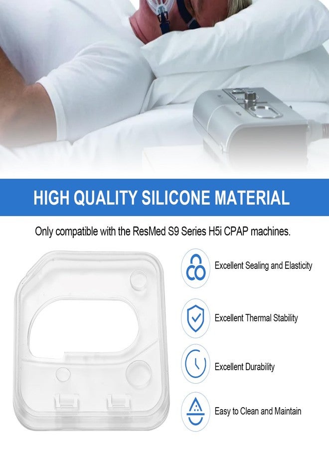 HWEIUA CPAP Lid Gasket Compatible with Resmed 36892 H5i Flip Lid Seal, Replacement Silicone Flip Lid Seal for ResMed S9 H5i Heated Humidifier - Image 4