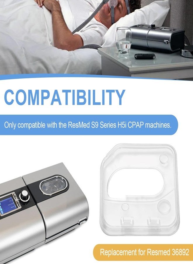 HWEIUA CPAP Lid Gasket Compatible with Resmed 36892 H5i Flip Lid Seal, Replacement Silicone Flip Lid Seal for ResMed S9 H5i Heated Humidifier - Image 2