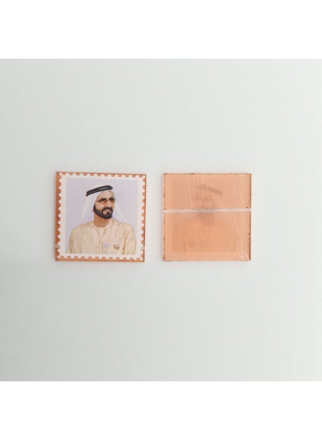 Acnor UAE Royal sheikh  Mohammad bin Rashid Portrait Style Sticker – Sheikh Print Design – Mobile laptop wall tables car  Decorative Collectible Label" - Image 2