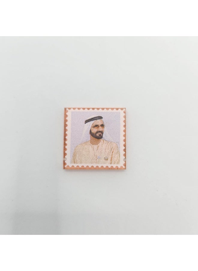 Acnor UAE Royal sheikh  Mohammad bin Rashid Portrait Style Sticker – Sheikh Print Design – Mobile laptop wall tables car  Decorative Collectible Label" - Image 3