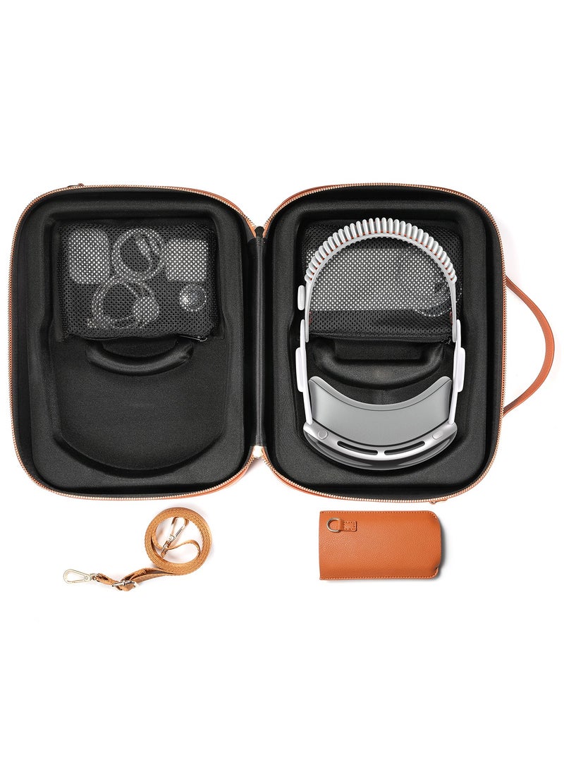 Carrying Case for Meta Quest 3/Oculus Quest 2/Vision Pro, Hard Travel Storage Case Compatible with Meta Oculus Quest 2 Headset, Quest Pro and Accessories, VR All-in-One Gaming Headset - Image 1