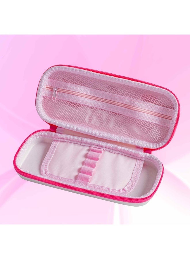 Kika Small EVA Hard Shell  Pencil Case with Zipper | Cute Design | Multi-Compartment Organizer for School & Travel - Image 3