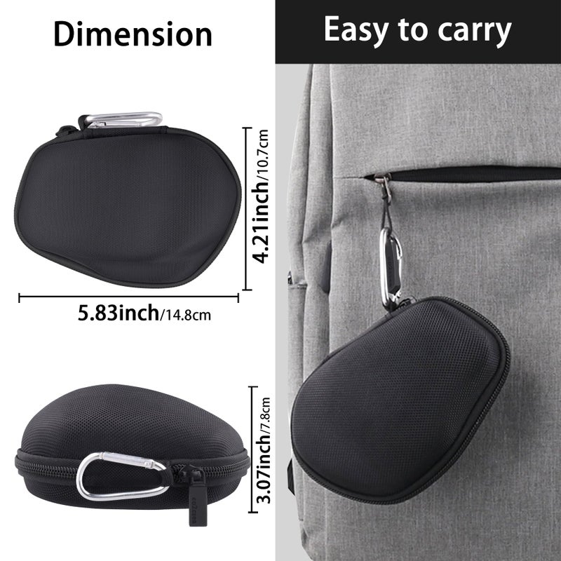 co2CREA Hard Case Replacement for Logitech MX Master 4 / MX Master 3 Master 3S Advanced Wireless Mouse (Graphite Black Case) - Image 4