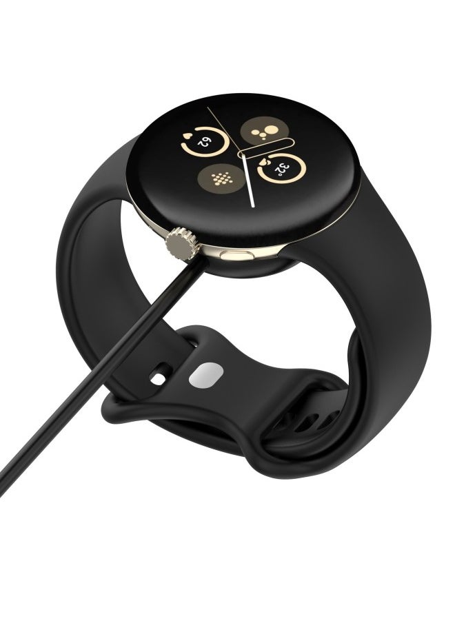 For Google Google Pixel Watch2 Magnetic Wireless Charger Google Smart Watch Charging Cable-Color:White Typec