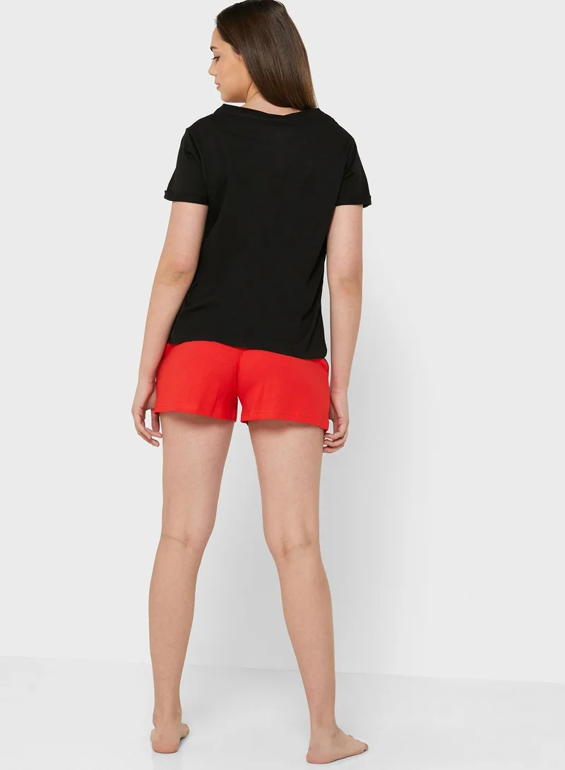 Disney Minnie Mouse Shorts Set