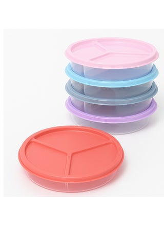 Practical Large Round Lunch Box with Tight Plastic Lid - For Preparing Food and Snacks - 1383 - Multicolor - pzsku/Z226CC63C5ADC34B03B85Z/45/1750667606/4f723062-bc91-443a-9f82-dfdfa239f307