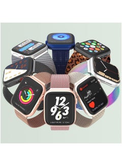 Generic Compatible with Apple Watch Band Series 9/Ultra 2/SE/Ultra/8/7/6/5/4/3/2/1 42mm 44mm 45mm 49mm Stainless Steel Mesh Loop Magnetic Clasp Replacement for iWatch Bands Silver  - Image 5