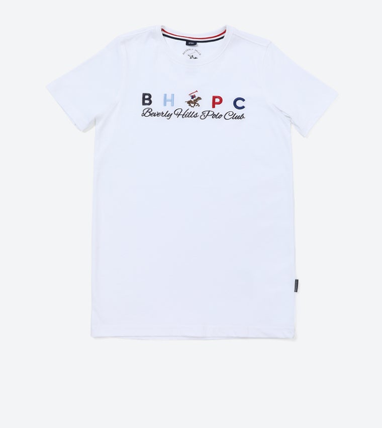 BEVERLY HILLS POLO CLUB Typography printed regular fit t-shirt - Image 1