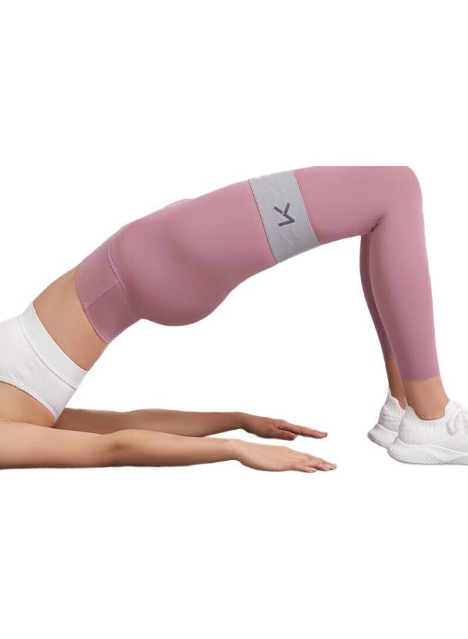 Keep High-End Lifting Elastic Band Ring, 120 Lbs Weight Capacity, Non-Slip, Anti-Rolling, Upgraded Elastic, Peach Pink, Size L - Image 2