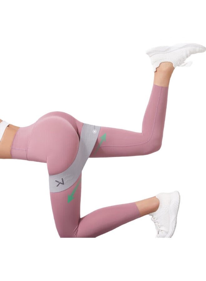 Keep High-End Lifting Elastic Band Ring, 120 Lbs Weight Capacity, Non-Slip, Anti-Rolling, Upgraded Elastic, Peach Pink, Size L - Image 3