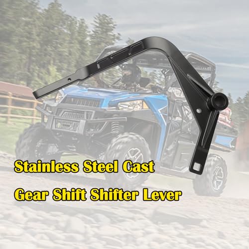 BABERGOU Black Stainless Steel Cast Gear Shift Shifter Lever Compatible with Polaris Ranger 1000 20182021 Compatible with Polaris Pro XD 20192020 5634266458 5633821458 - Image 3
