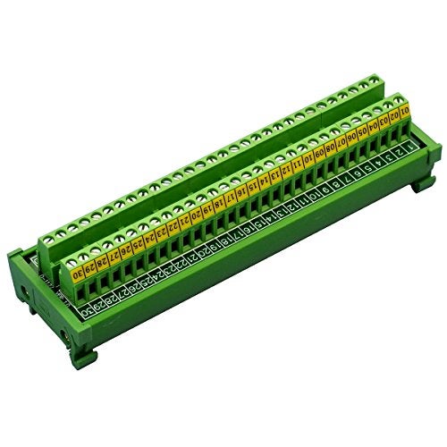 Electronics-Salon DIN Rail Mount 30 Position 24A / 400V Screw Terminal Block Distribution Module. - Image 2