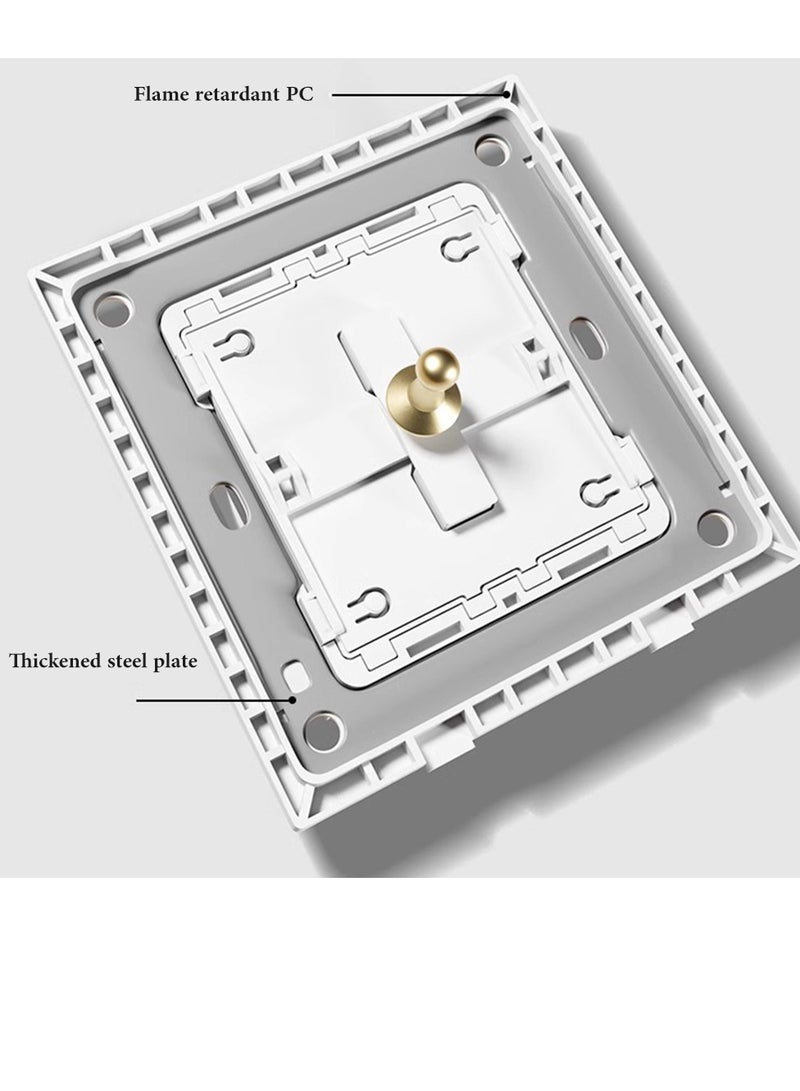 الأسلوب الفرنسي الأسود النحاس القديم الرافعة التبديل مع لوحة للمنزل ضوء الجدار الصناعي الأسلوب مربع متعدد التحكم لواحد ضوء اللون أنيق ضوء التبديل - Image 5