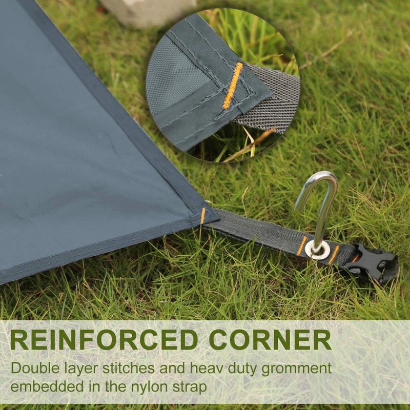 Forceatt Tent Waterproof Footprint, 2 and 3 Person Ultralight Tent tarp for Picnic and Beach Mat,Tent Footprint and Hiking (3-Person) - Image 3