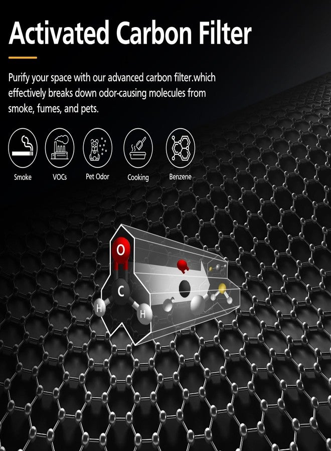 إزينلايف فلتر بديل AC3000W FLT151 متوافق مع أجهزة تنقية الهواء من سلسلة Airsafe، طرازات AC3000W و AC3000B و AP3151W و AC151، فلتر HEPA V، فلتران HEPA + 4 فلاتر أولية - Image 4