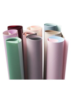 ZCM-HAPPY 40 Sheets Two-tone Gift and Bouquet Wrapping Paper 58x58cm  - Image 5