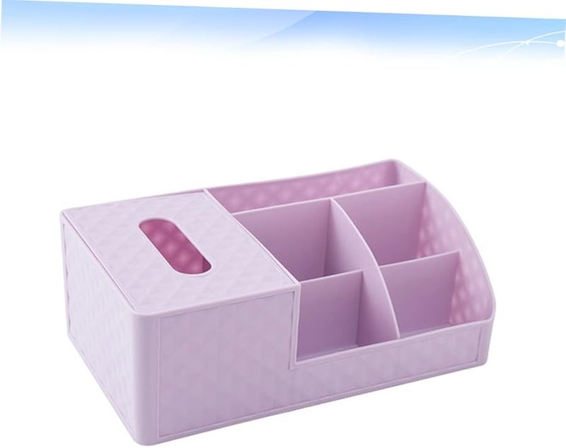 Large Cosmetic Organizer Countertop Desk Makeup Storage Box Plastic - Image 4