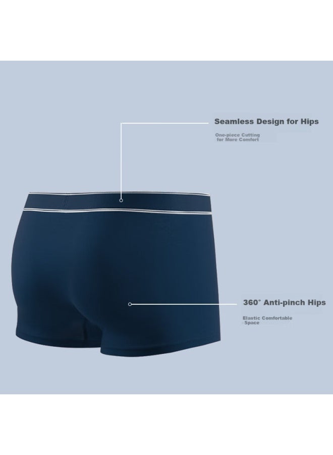 Magisbon Meijisibang Plus Size Fat Man Men's Underwear Pure Cotton 260 Catties 7a Grade Antibacterial Large Size Loose Four-corner Pants Large Size Underpants  - Image 4