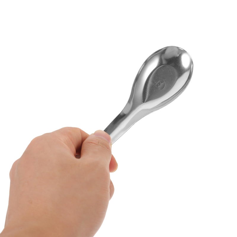 50 Stainless Steel Soup Spoons 13x4 2cm Thick Heavy Duty Flatware for Home Restaurant - Image 5