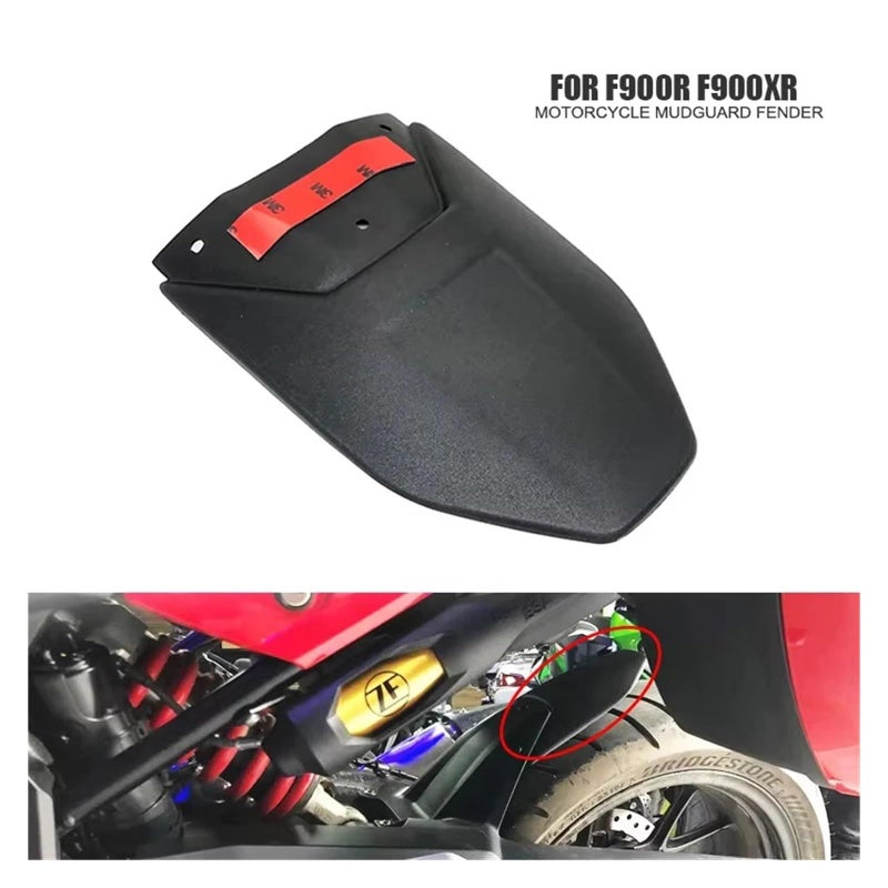Rear Fender Splash Guard Mudguard Protector For F900R F900XR 2020 2023 Black - Image 3