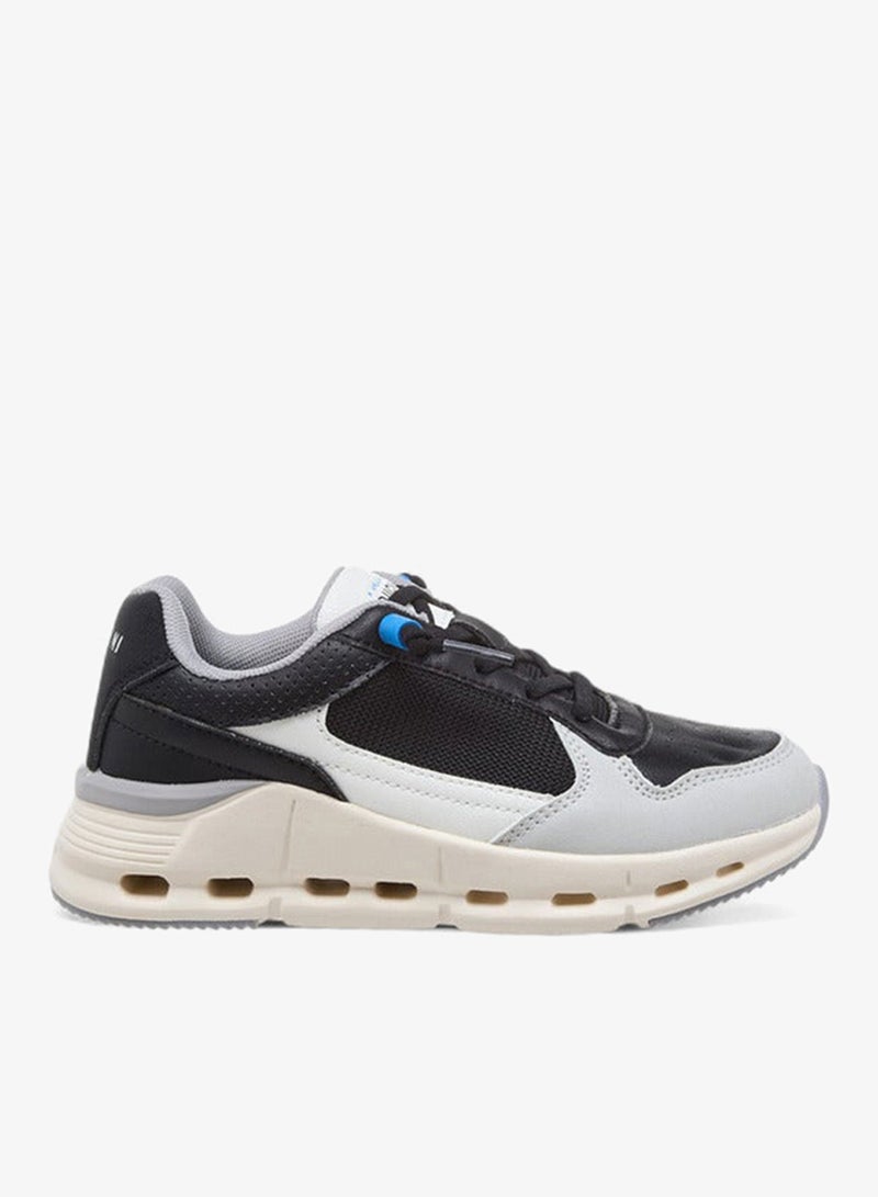 Mister Duchini Panelled Lace-Up Sneakers - Image 1
