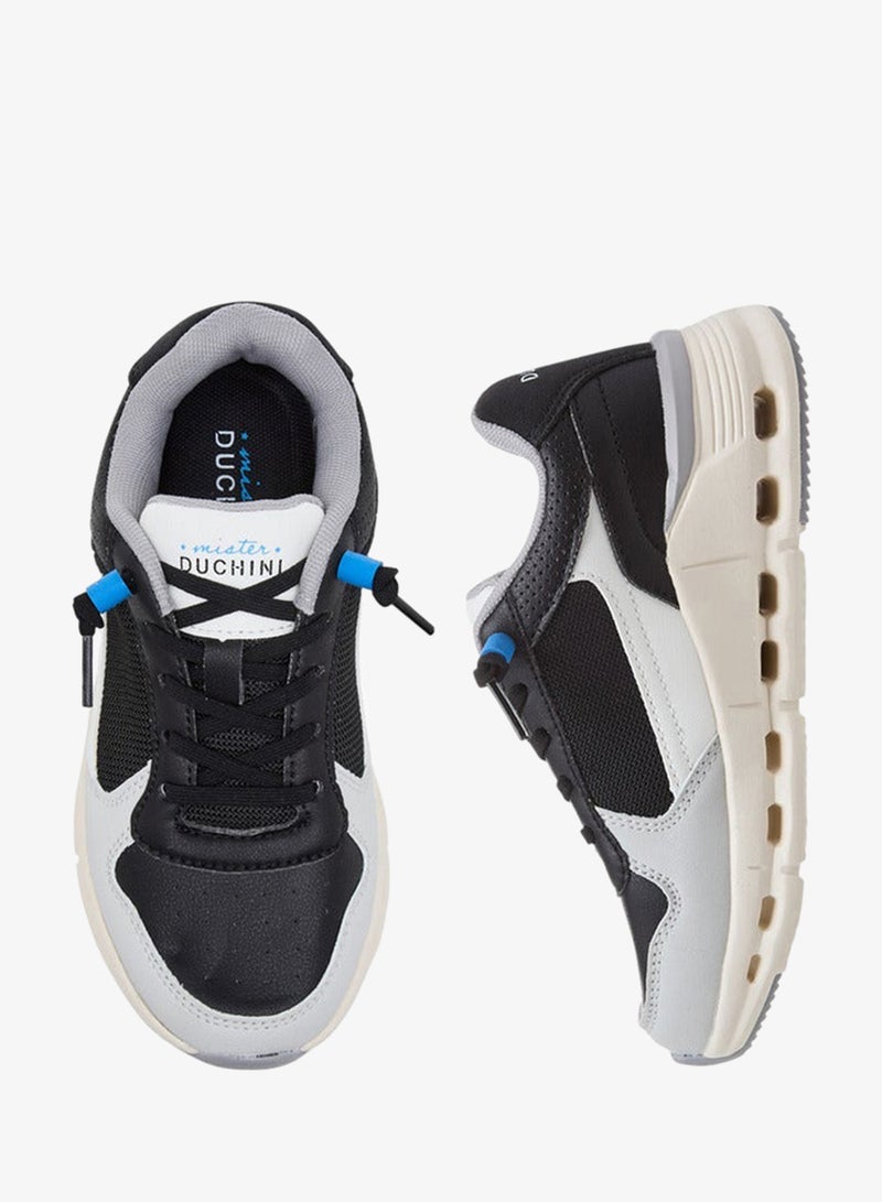 Mister Duchini Panelled Lace-Up Sneakers - Image 3